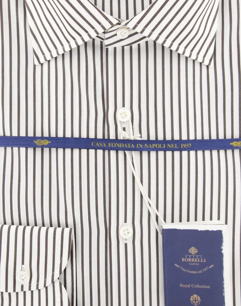 Luigi Borrelli Brown Shirt - Slim