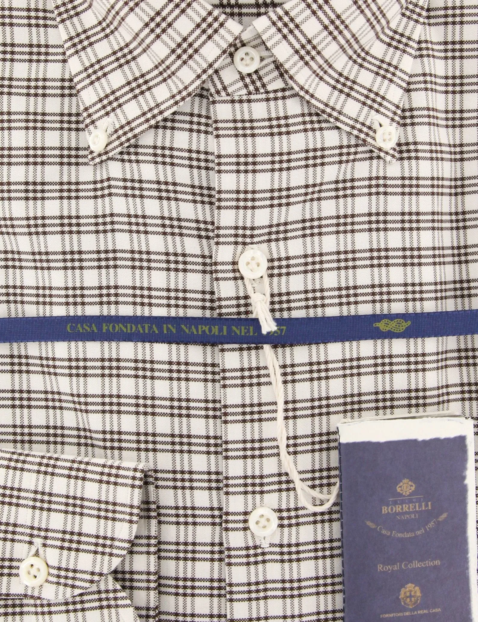 Luigi Borrelli Brown Shirt - Slim