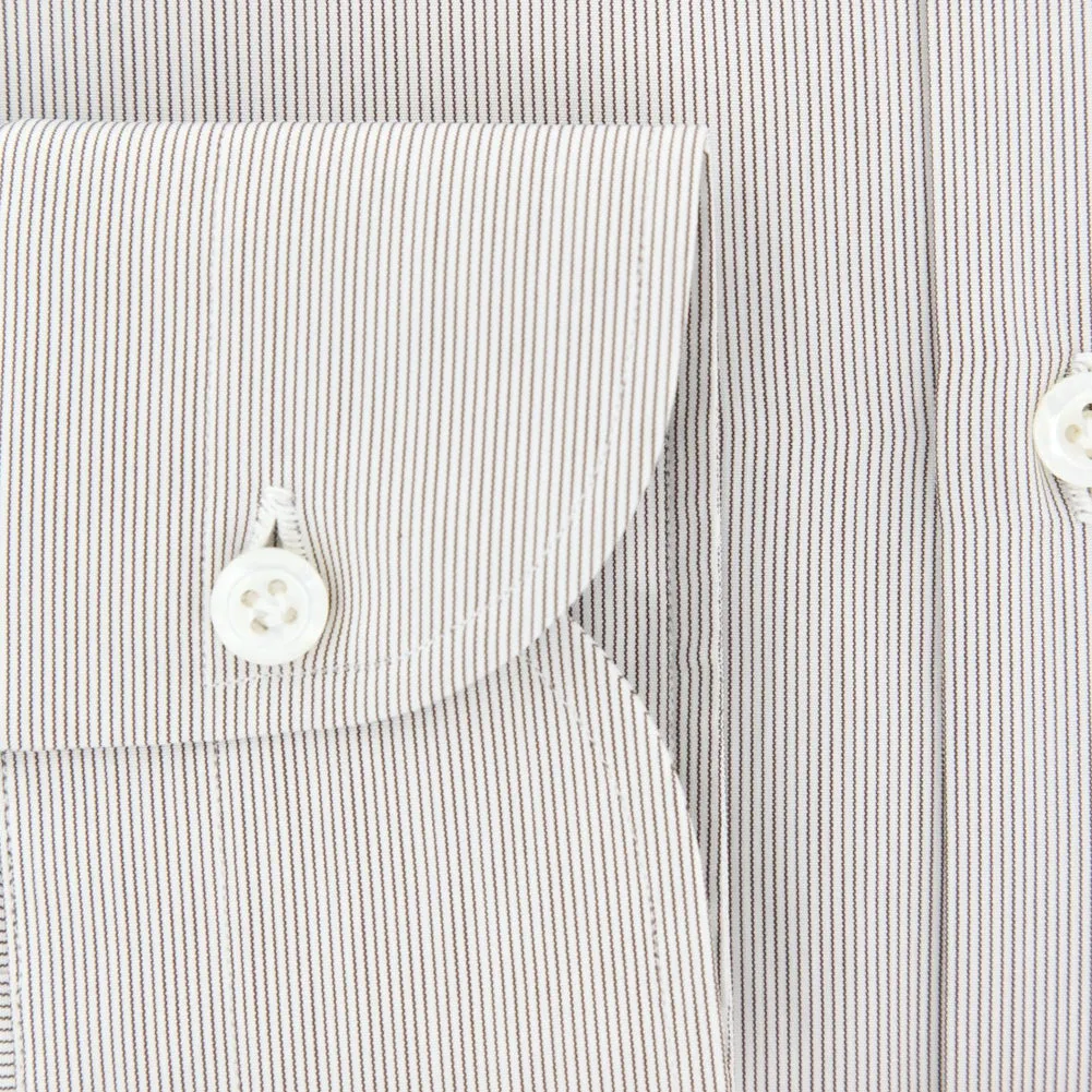 Luigi Borrelli Brown Shirt - Slim