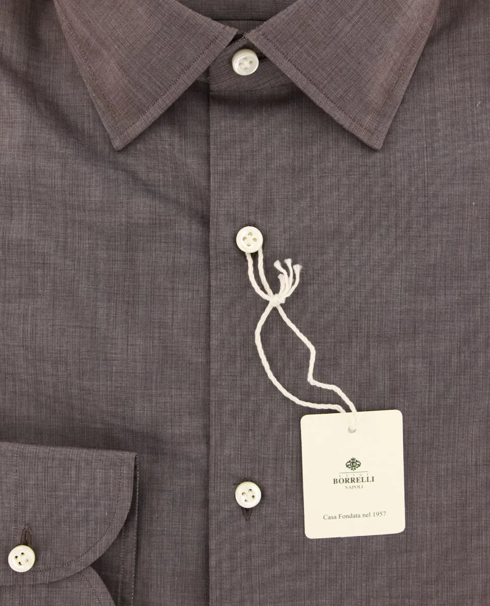 Luigi Borrelli Brown Shirt - Slim