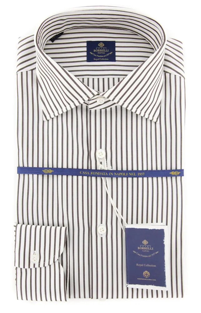 Luigi Borrelli Brown Shirt - Slim
