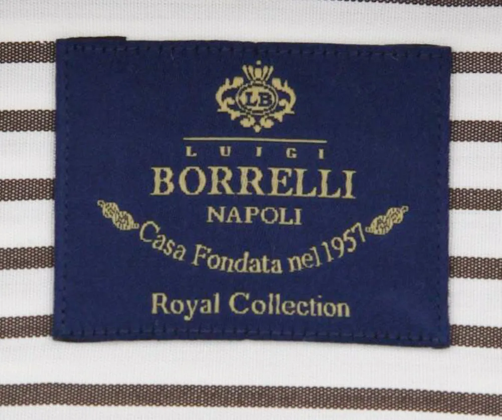 Luigi Borrelli Brown Shirt - Slim