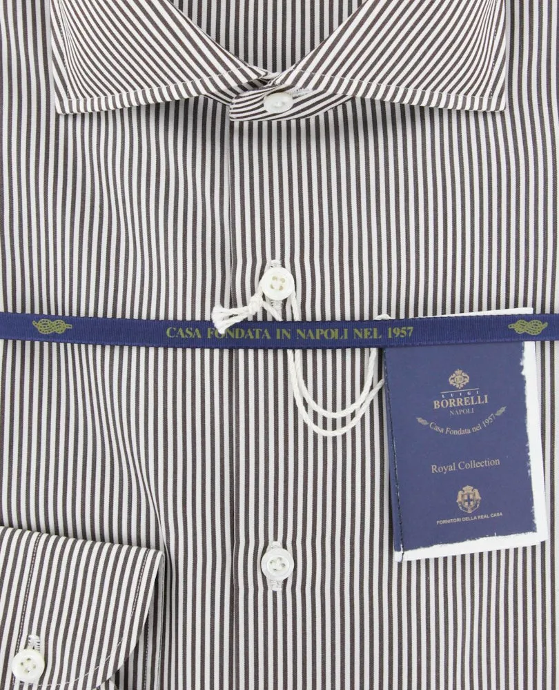 Luigi Borrelli Brown Shirt - Slim