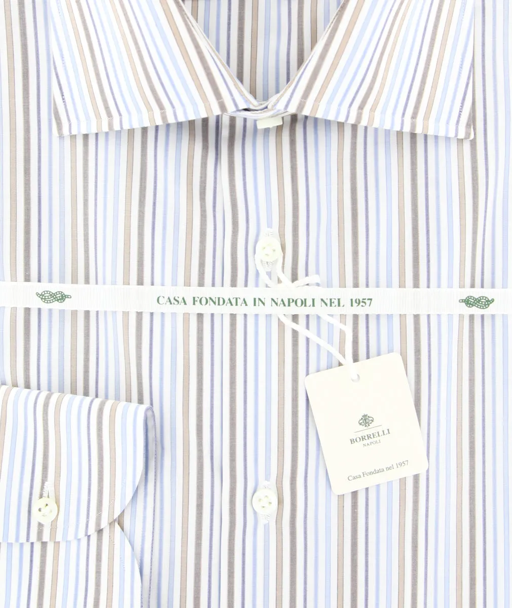 Luigi Borrelli Brown Shirt - Slim