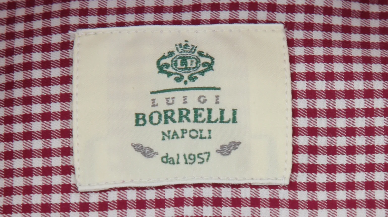 Luigi Borrelli Burgundy Red Shirt - Slim