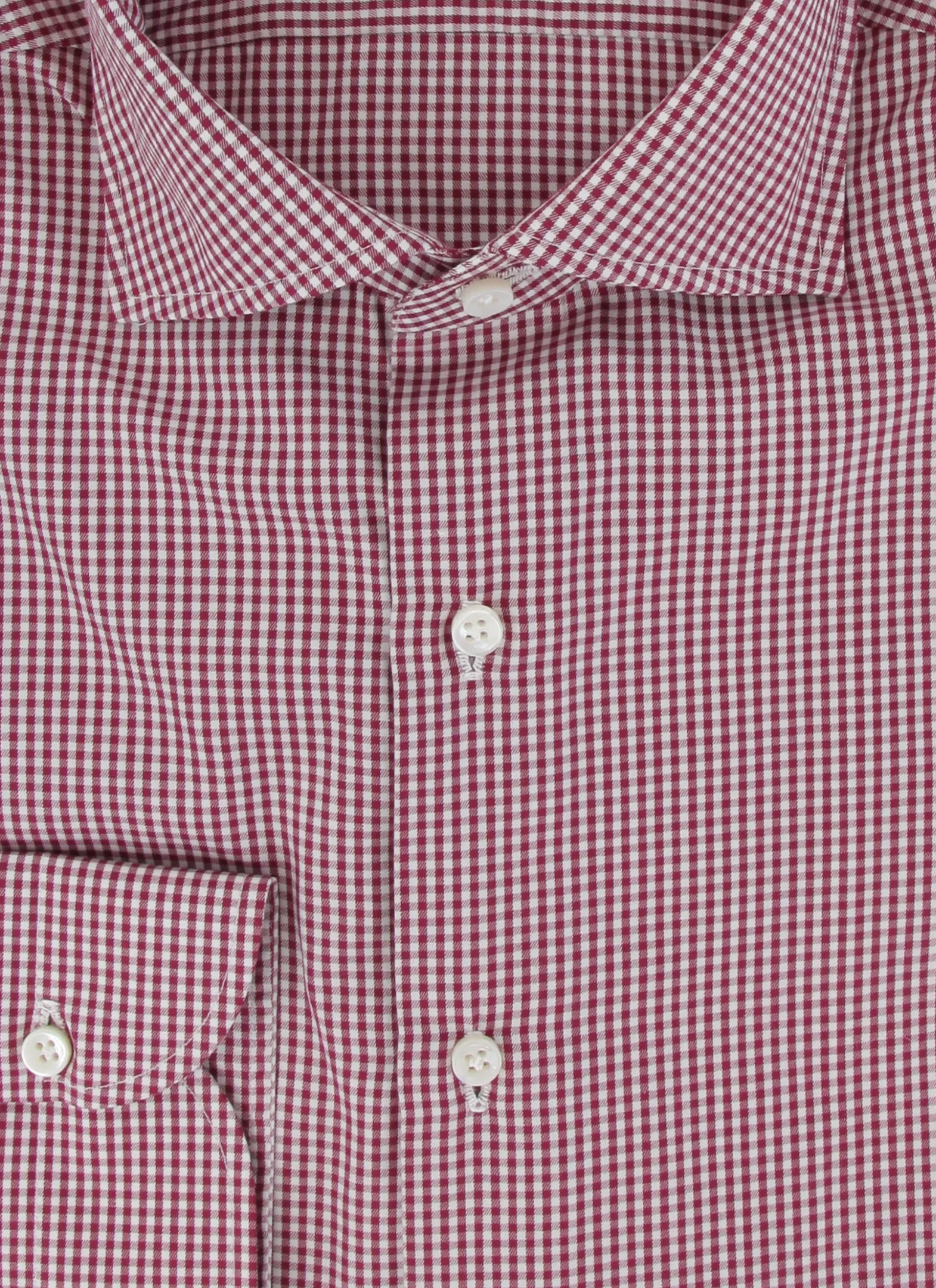 Luigi Borrelli Burgundy Red Shirt - Slim