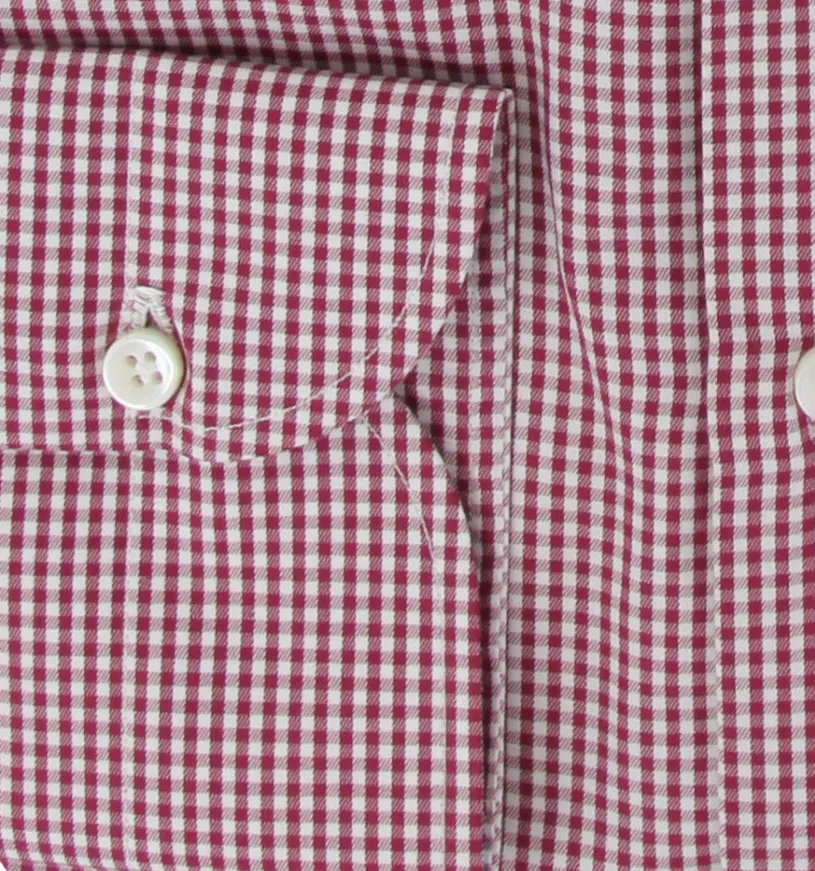 Luigi Borrelli Burgundy Red Shirt - Slim