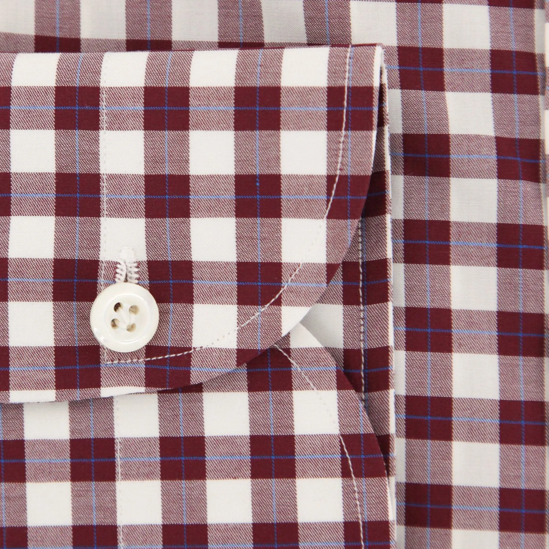 Luigi Borrelli Burgundy Red Shirt - Slim