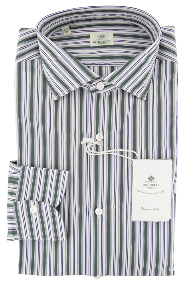 Luigi Borrelli Dark Green Shirt - Extra Slim
