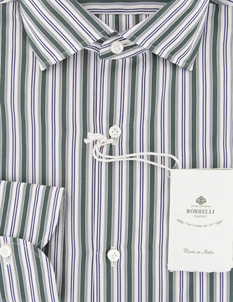 Luigi Borrelli Dark Green Shirt - Extra Slim