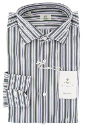Luigi Borrelli Dark Green Shirt - Extra Slim