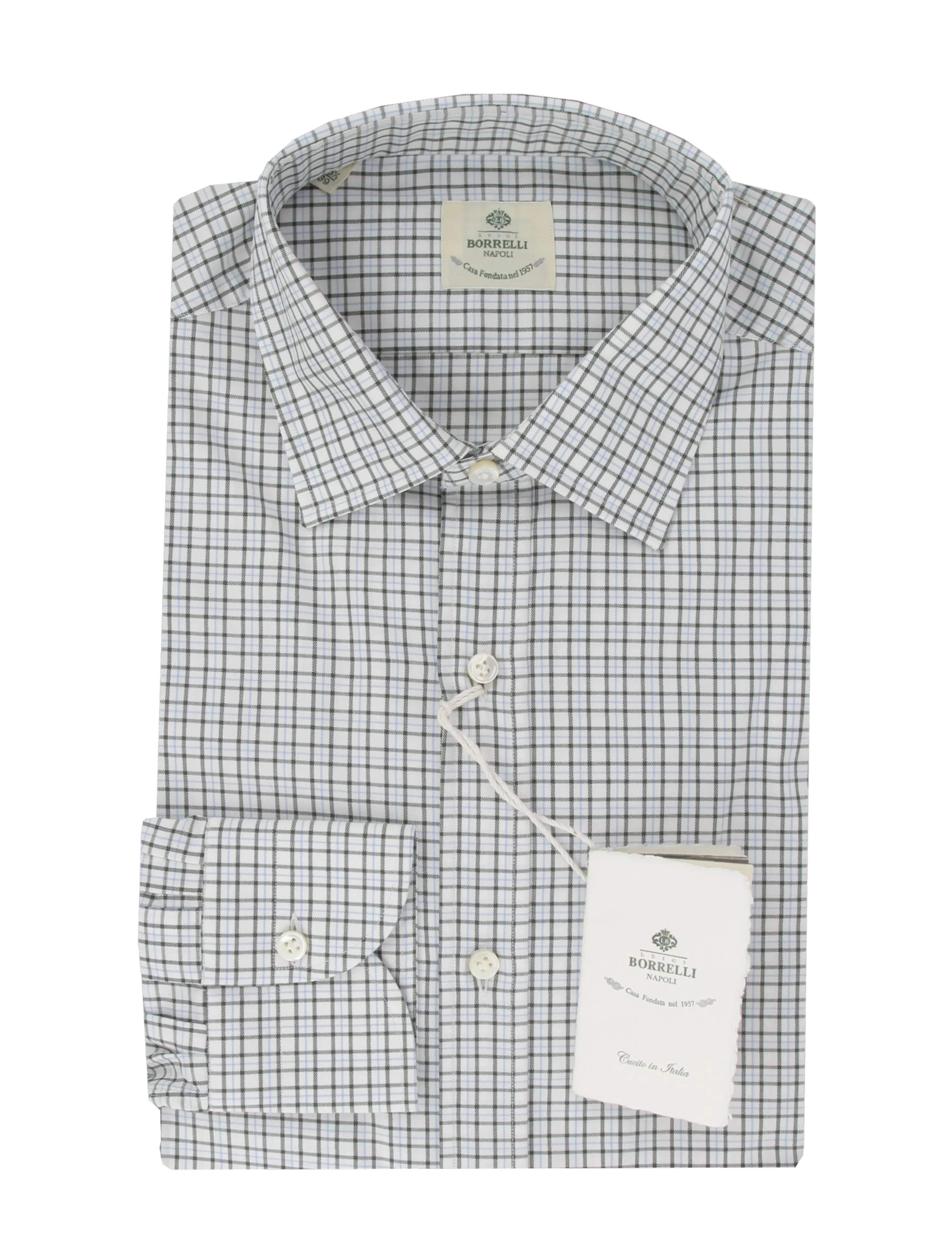 Luigi Borrelli Dark Green Shirt - Slim