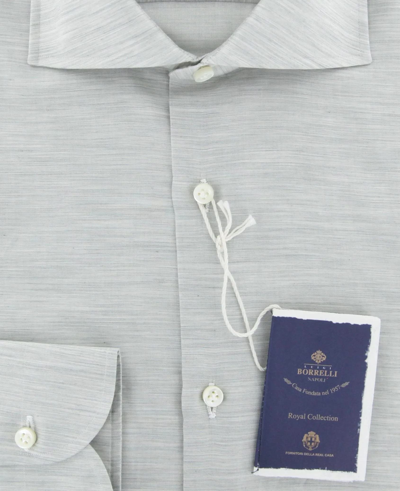 Luigi Borrelli Gray Shirt - Slim