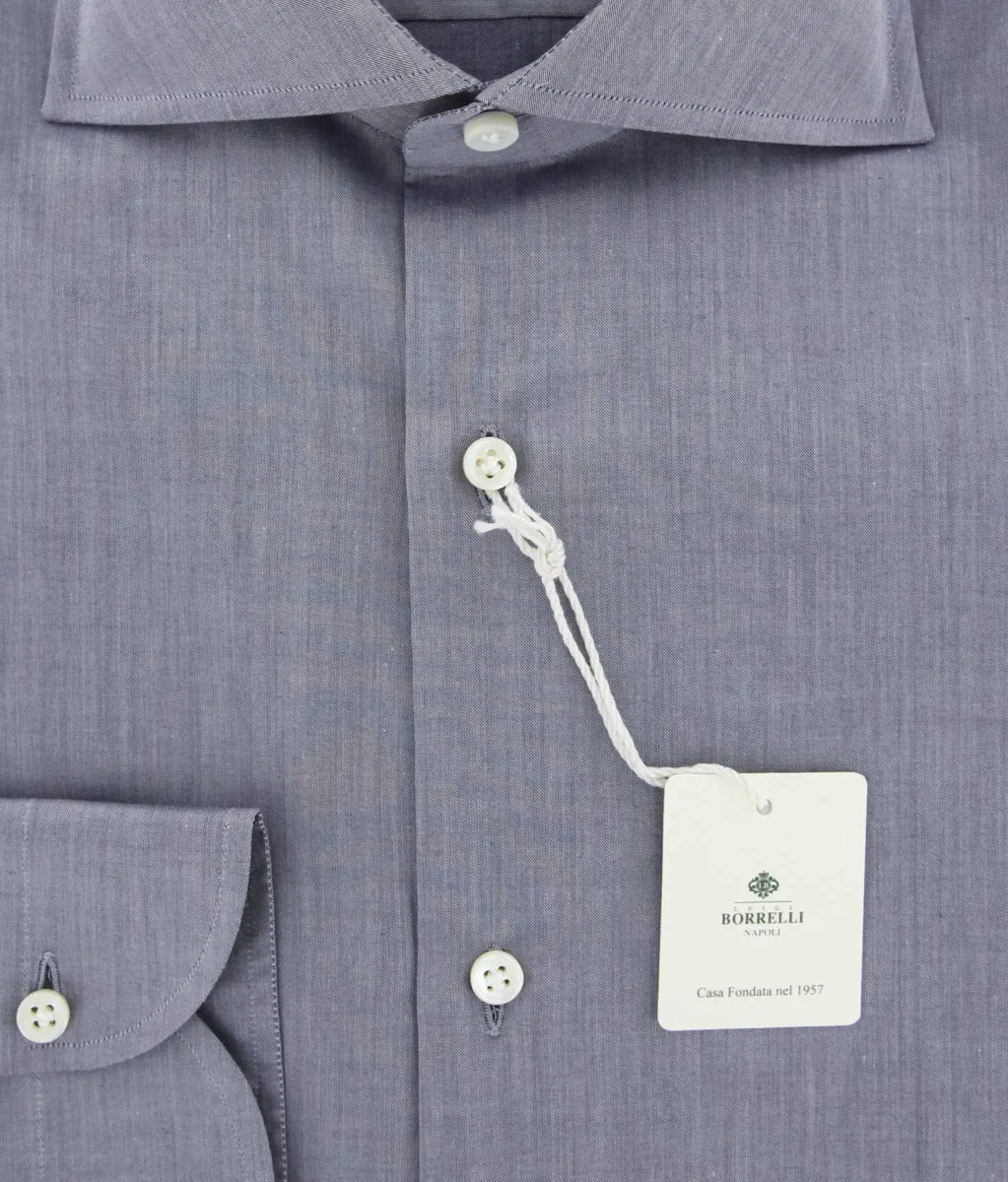 Luigi Borrelli Gray Shirt - Slim