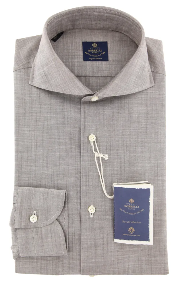 Luigi Borrelli Gray Shirt - Slim