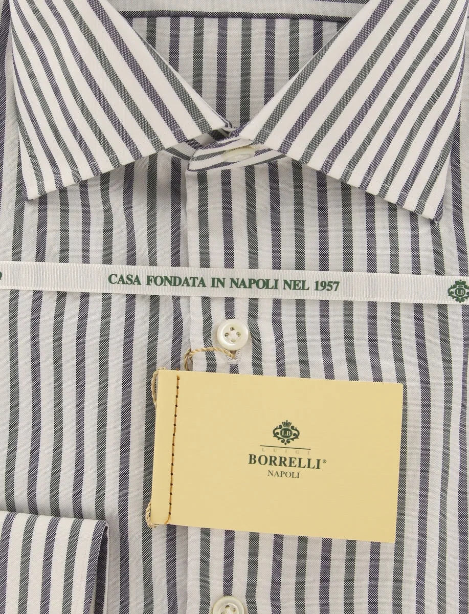 Luigi Borrelli Green Shirt - 15.75 US / 40 EU