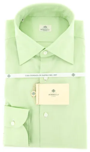 Luigi Borrelli Green Shirt - Extra Slim