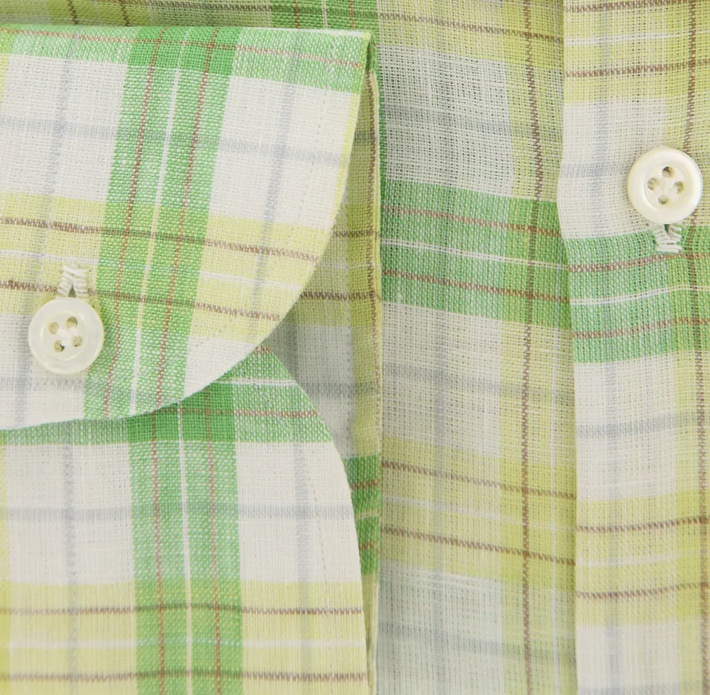 Luigi Borrelli Green Shirt - Extra Slim