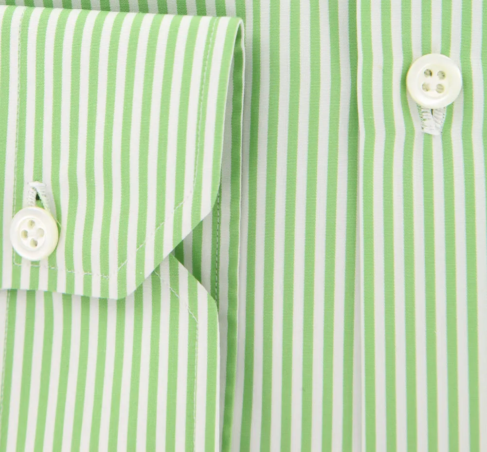 Luigi Borrelli Green Shirt - Extra Slim