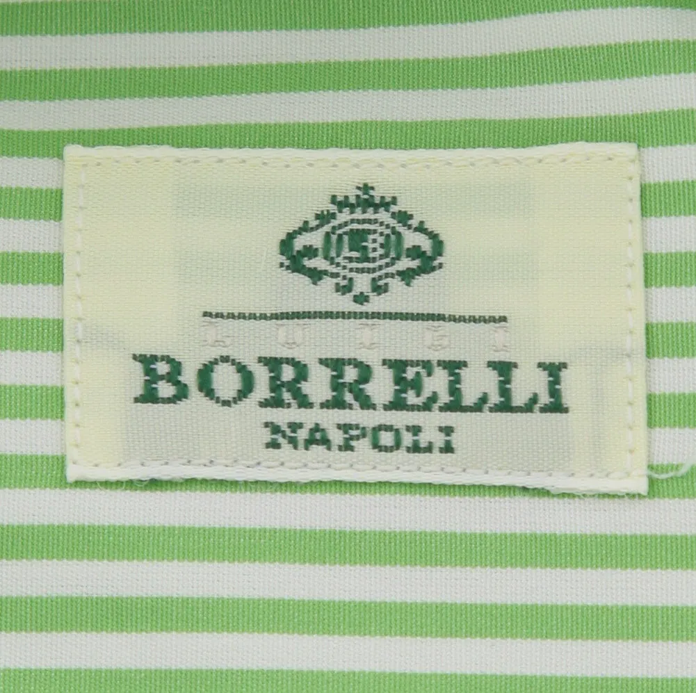 Luigi Borrelli Green Shirt - Extra Slim