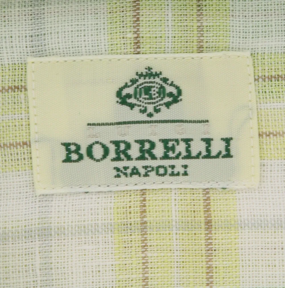 Luigi Borrelli Green Shirt - Extra Slim