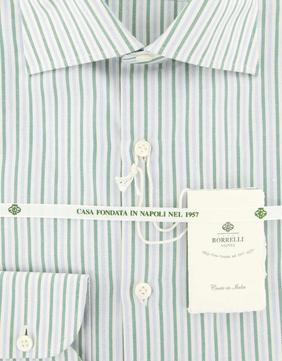 Luigi Borrelli Green Shirt - Extra Slim