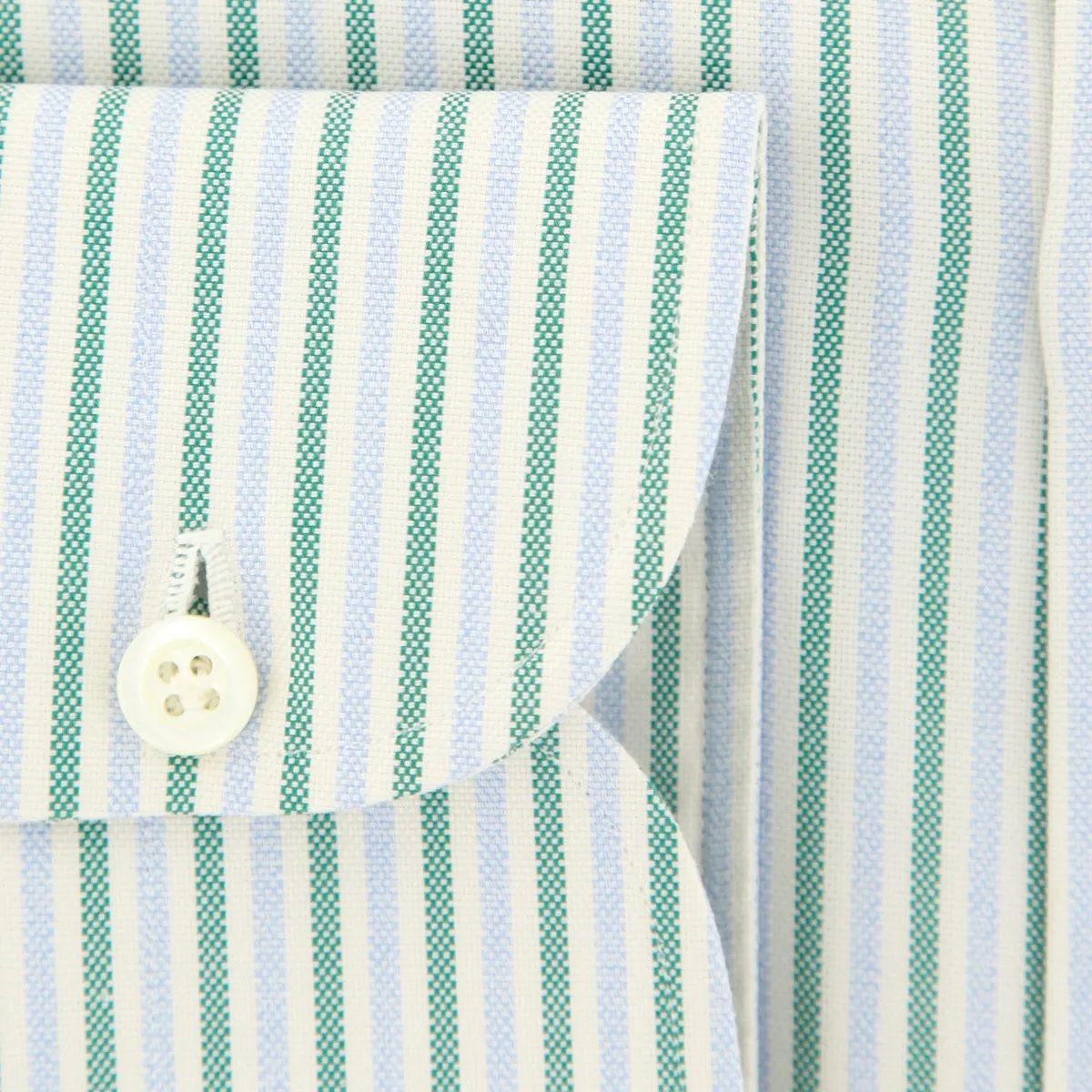 Luigi Borrelli Green Shirt - Extra Slim