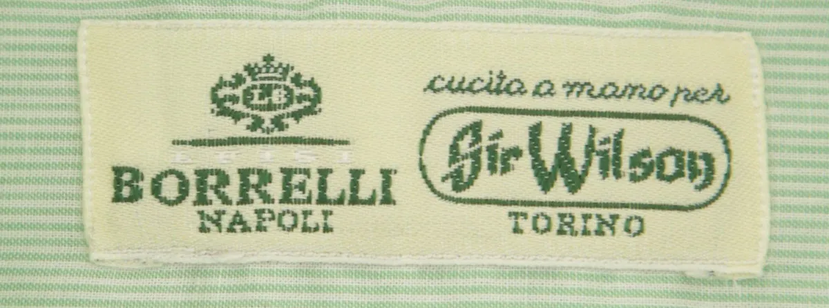 Luigi Borrelli Green Shirt - Slim