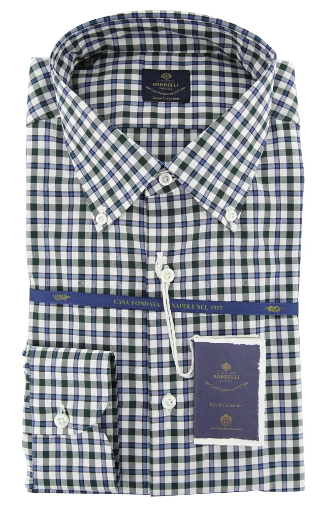 Luigi Borrelli Green Shirt - Slim