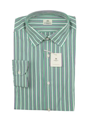 Luigi Borrelli Green Shirt - Slim