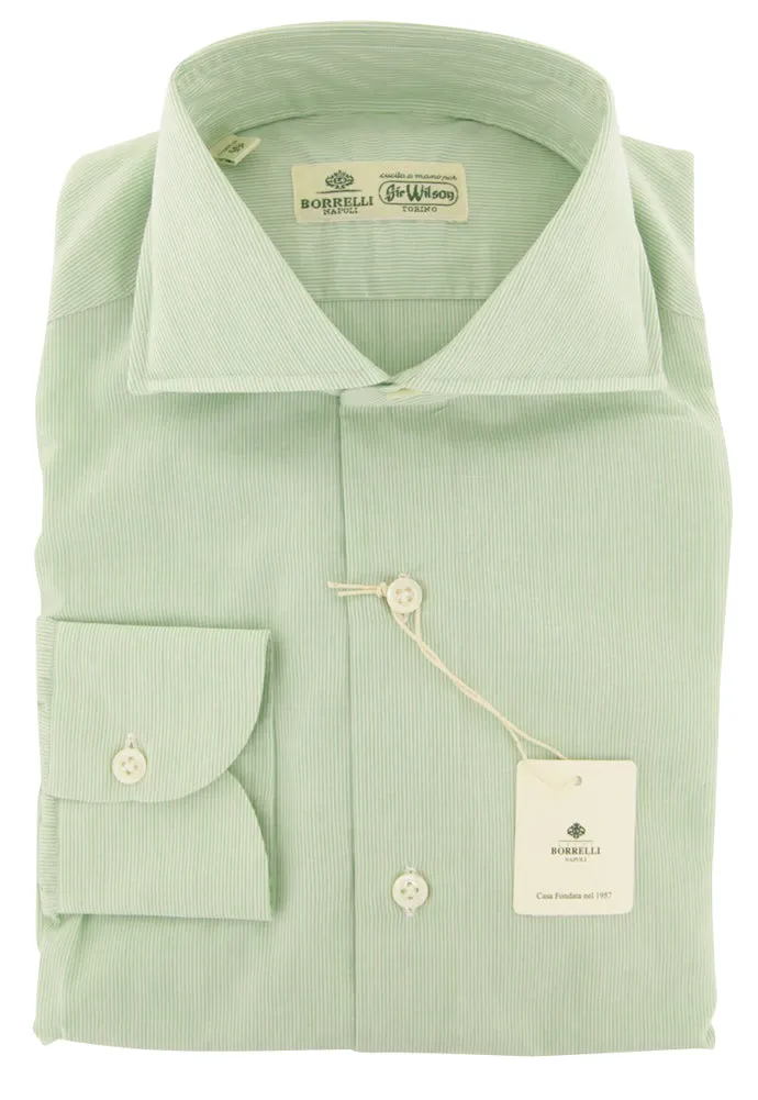 Luigi Borrelli Green Shirt - Slim