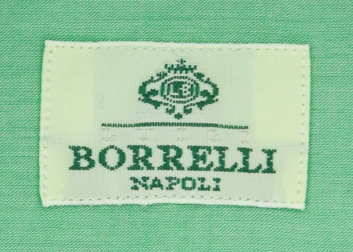 Luigi Borrelli Green Shirt - Slim