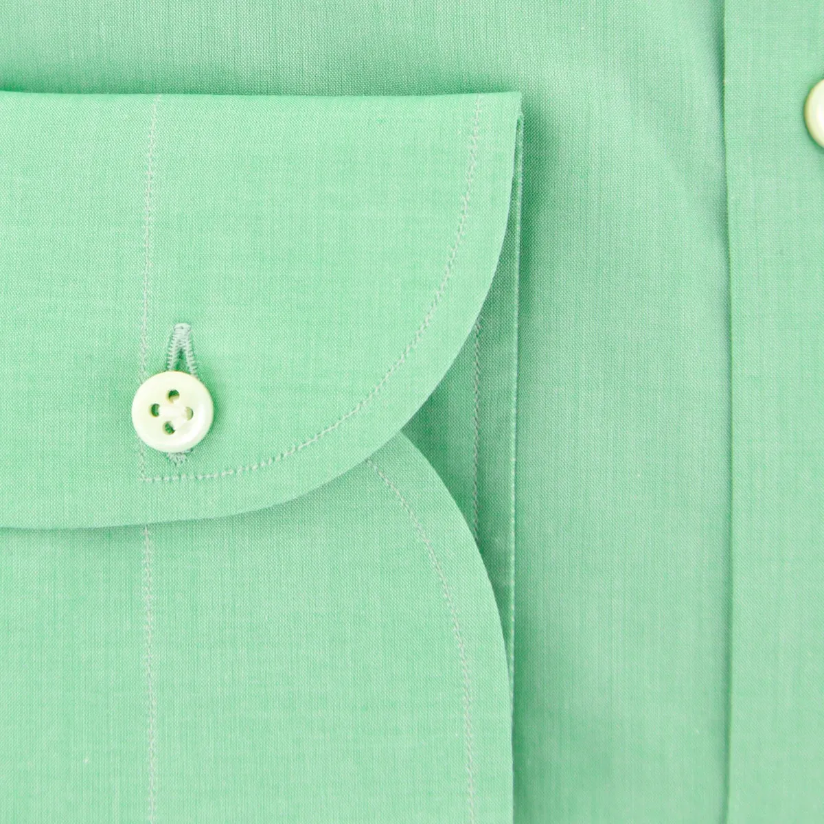 Luigi Borrelli Green Shirt - Slim