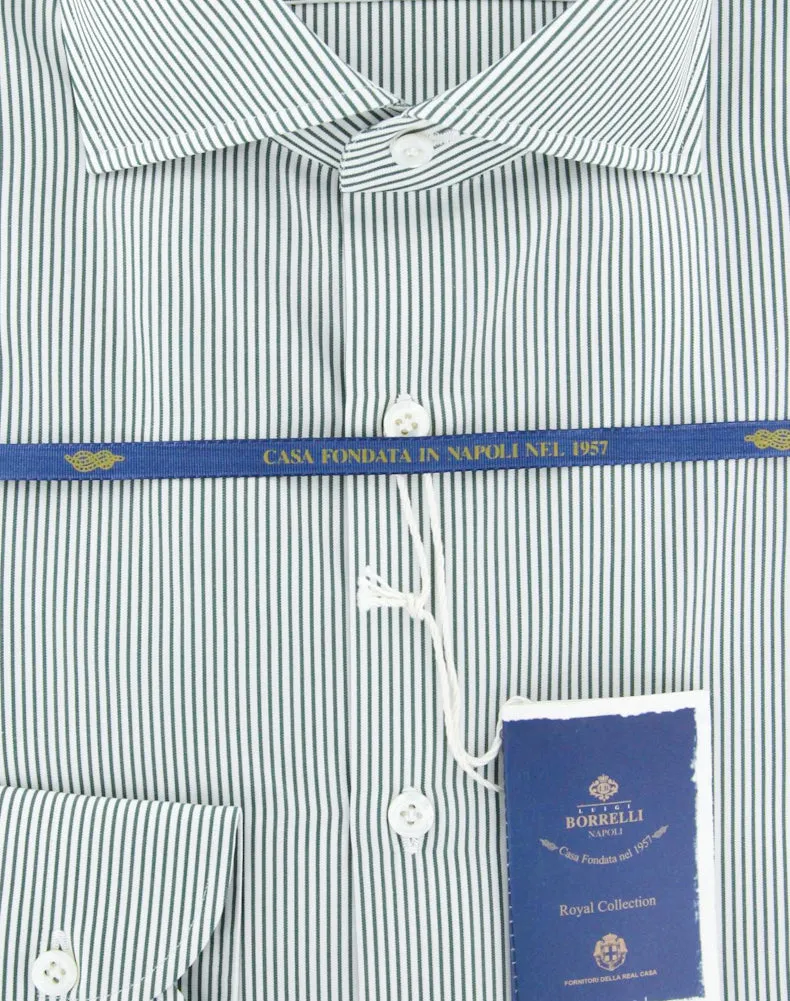 Luigi Borrelli Green Shirt - Slim