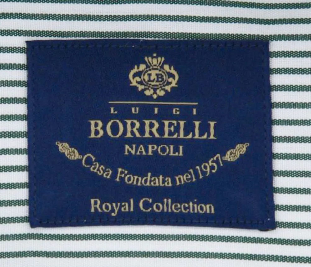 Luigi Borrelli Green Shirt - Slim