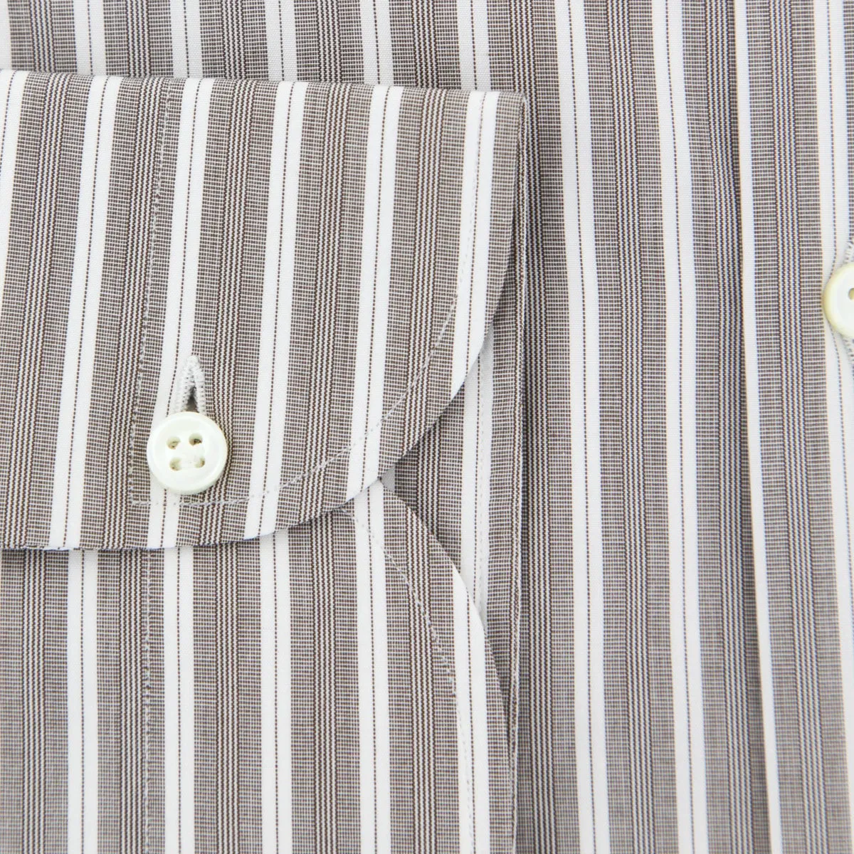 Luigi Borrelli Light Brown Shirt - Slim