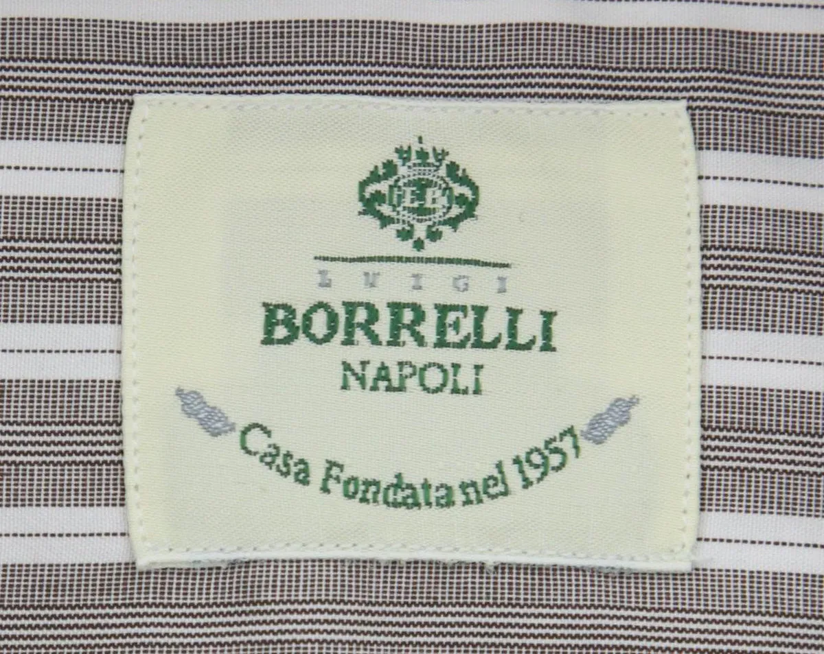 Luigi Borrelli Light Brown Shirt - Slim