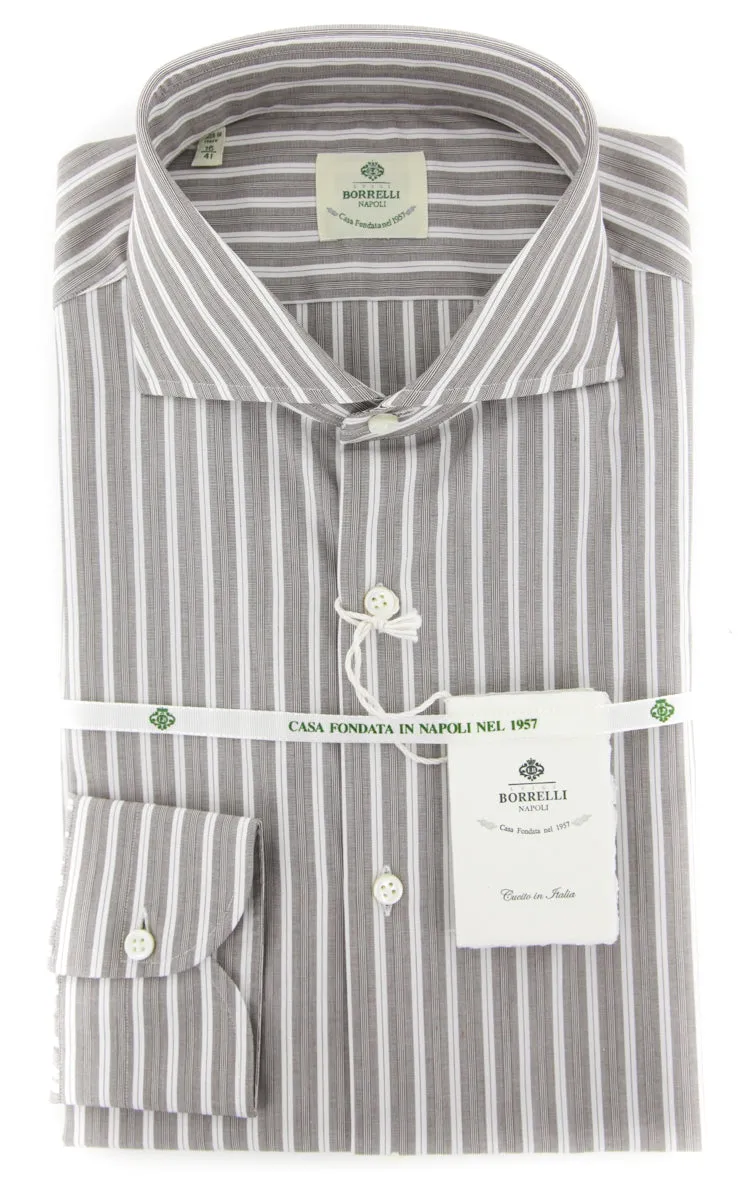 Luigi Borrelli Light Brown Shirt - Slim
