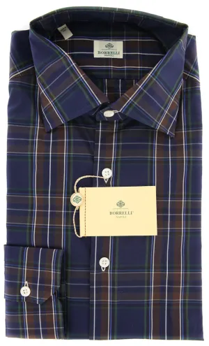 Luigi Borrelli Navy Blue Shirt - Extra Slim