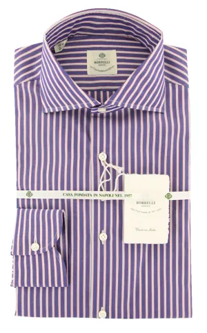 Luigi Borrelli Navy Blue Shirt - Extra Slim