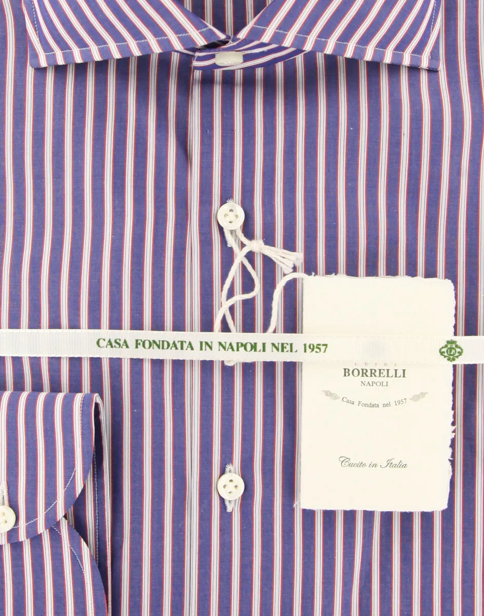 Luigi Borrelli Navy Blue Shirt - Extra Slim