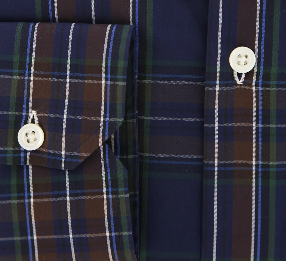 Luigi Borrelli Navy Blue Shirt - Extra Slim