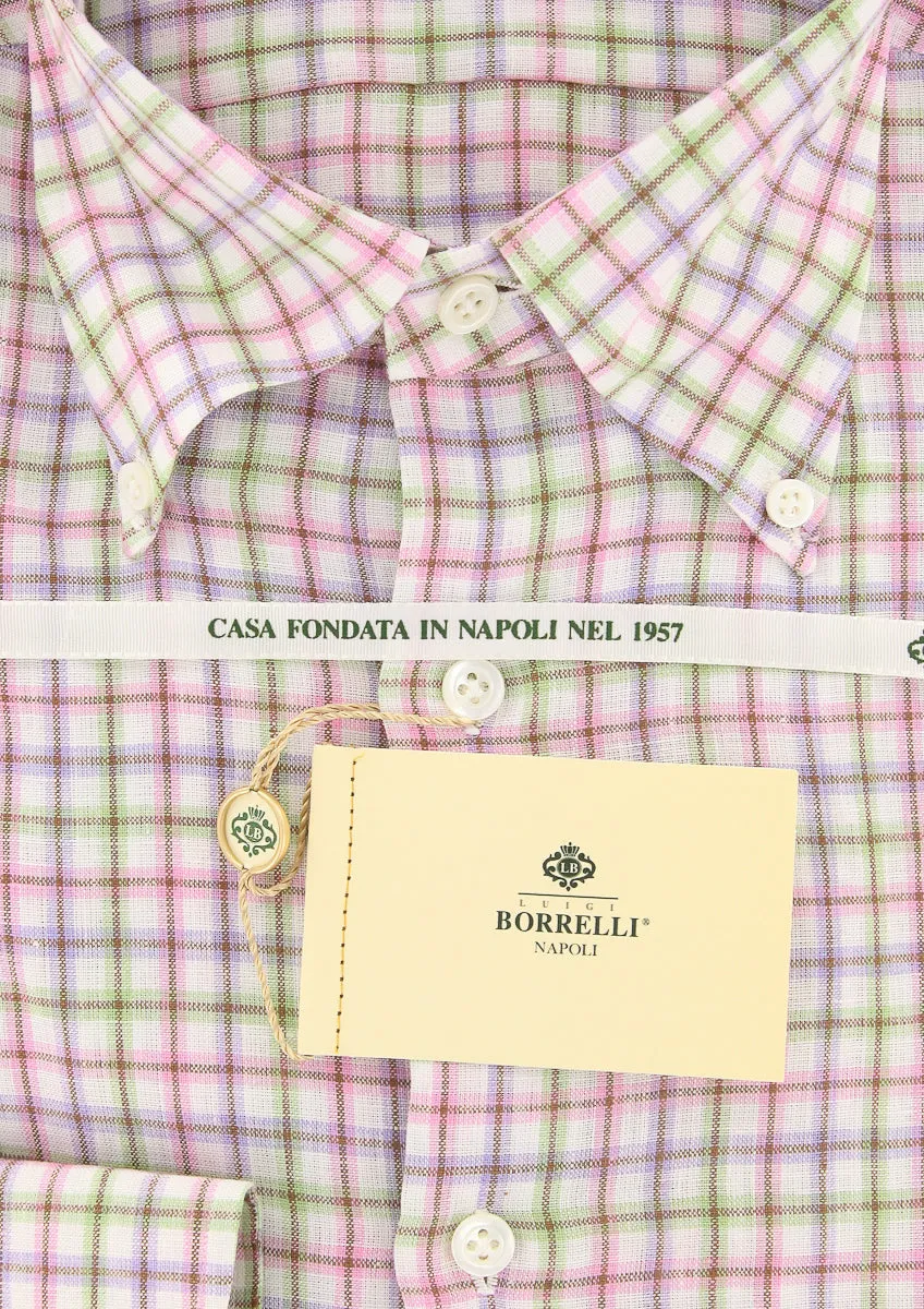 Luigi Borrelli Pink Shirt - Extra Slim