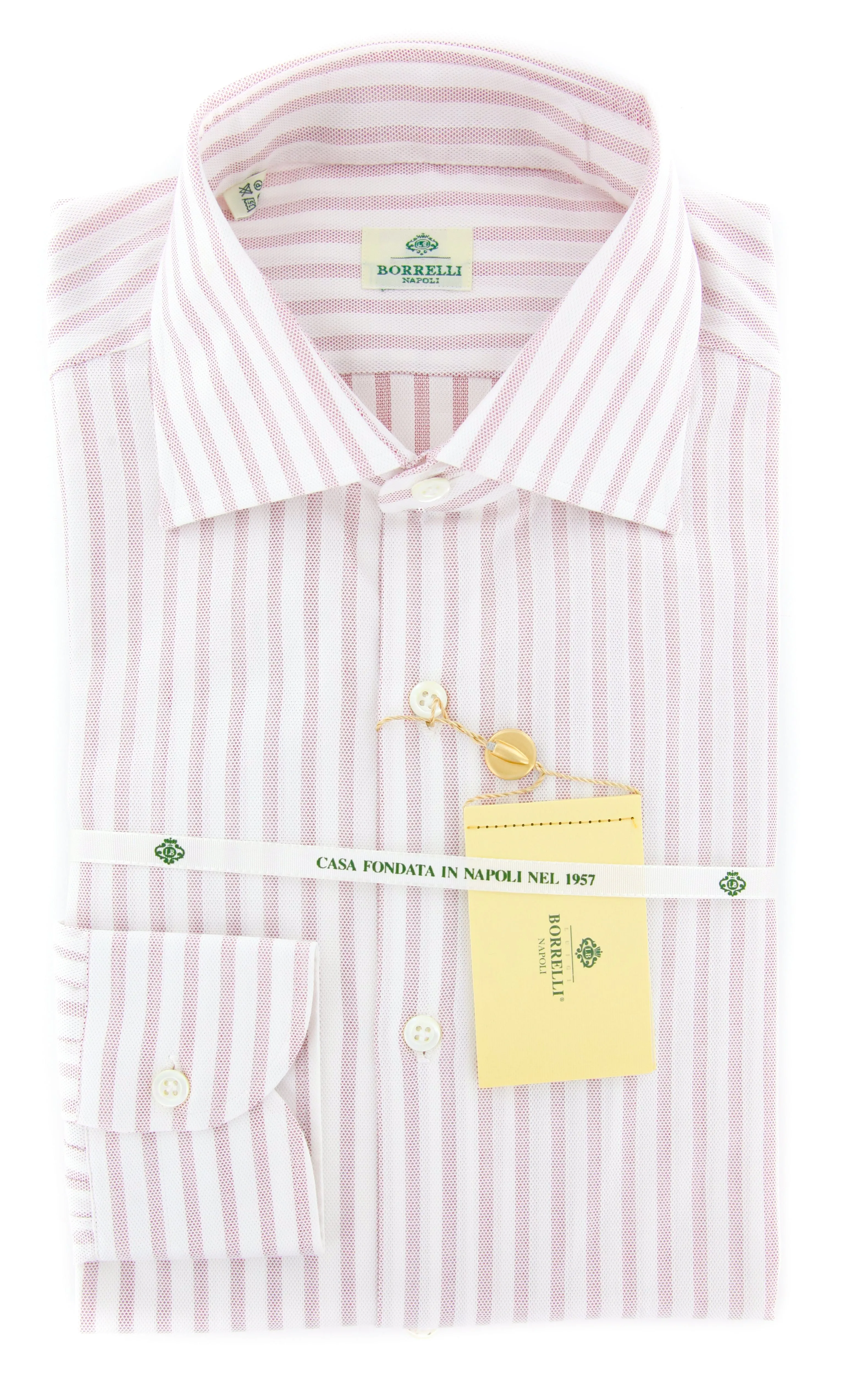 Luigi Borrelli Pink Shirt - Extra Slim