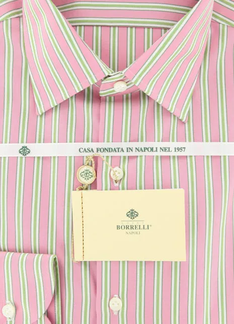 Luigi Borrelli Pink Shirt – Size: 15 US / 38 EU
