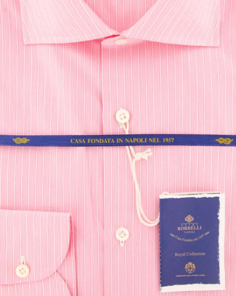 Luigi Borrelli Pink Shirt - Slim