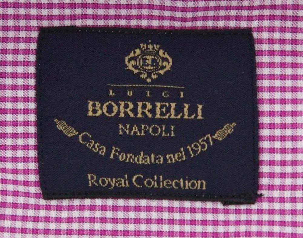 Luigi Borrelli Pink Shirt - Slim