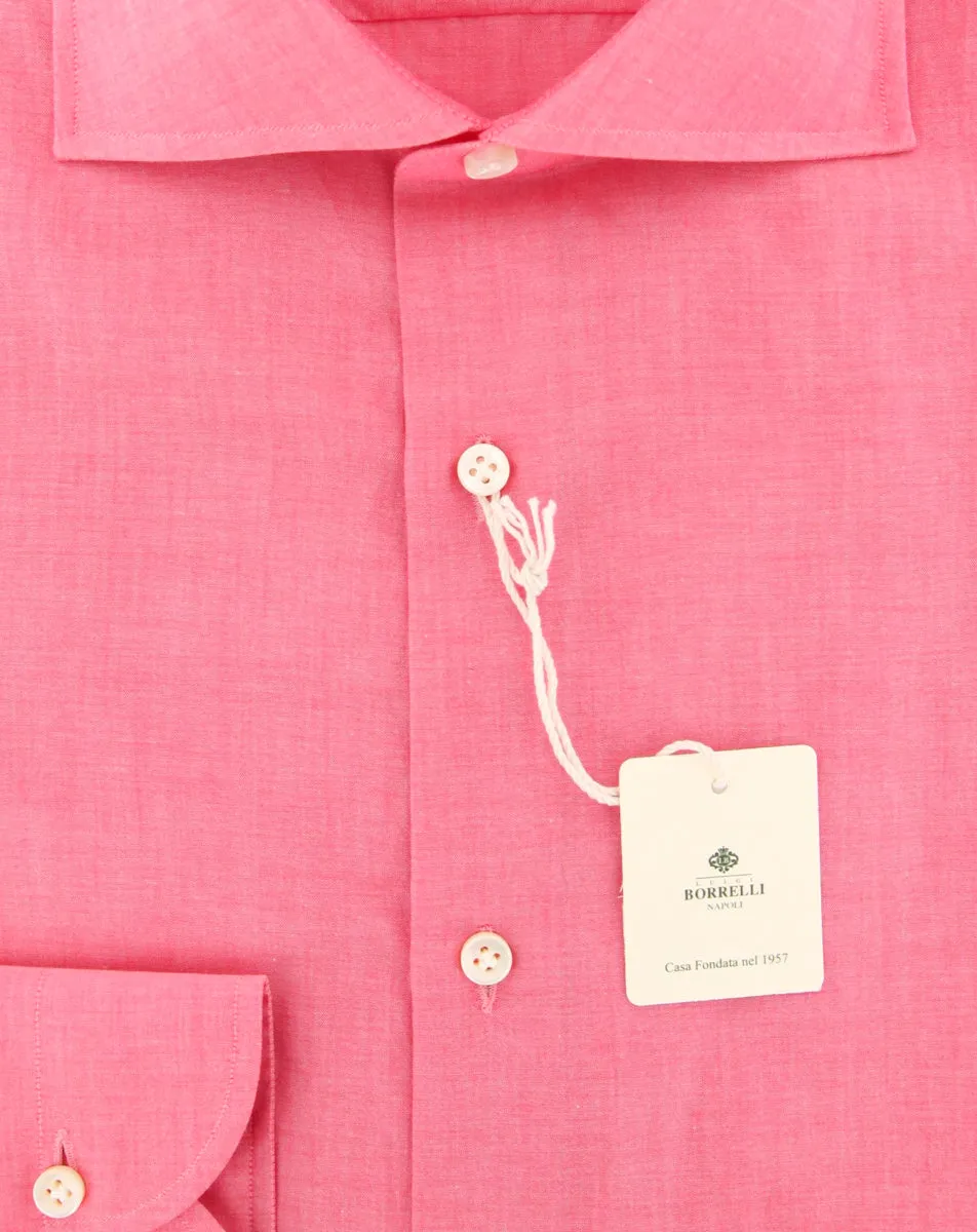 Luigi Borrelli Pink Shirt - Slim
