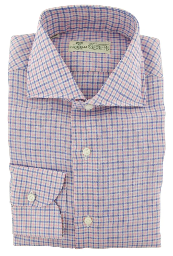 Luigi Borrelli Pink Shirt - Slim