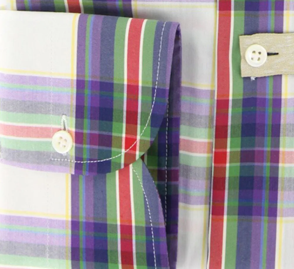 Luigi Borrelli Purple Shirt – Size: 17 US / 43 EU